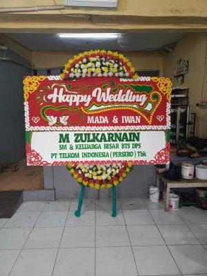 Papan Bunga di Alun Alun Banjarmasin
