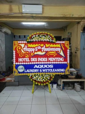Papan Bunga di Alun Alun Banjarmasin
