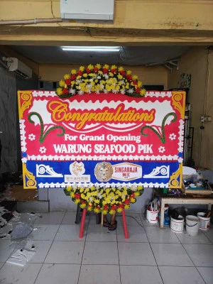Papan Bunga di Alun Alun Banjarmasin